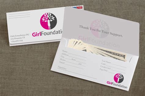 Donation Envelope Printing .